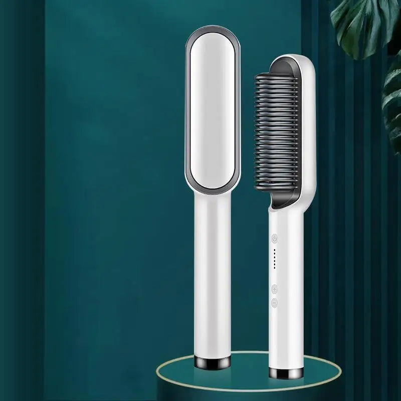 Escova de Cabelo Elétrica com Aquecimento - Bivolt e Alisamento