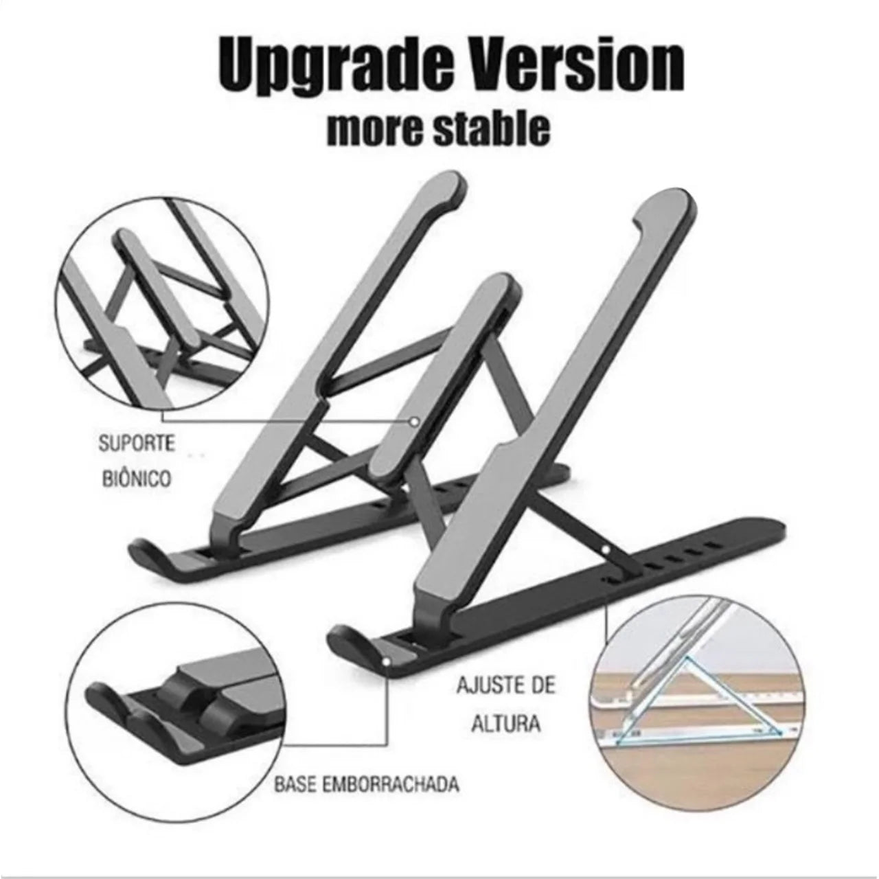 Suporte Compacto para Notebook Articulado