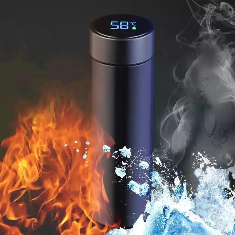 Garrafa Térmica de Aço com Termômetro Digital 500ml