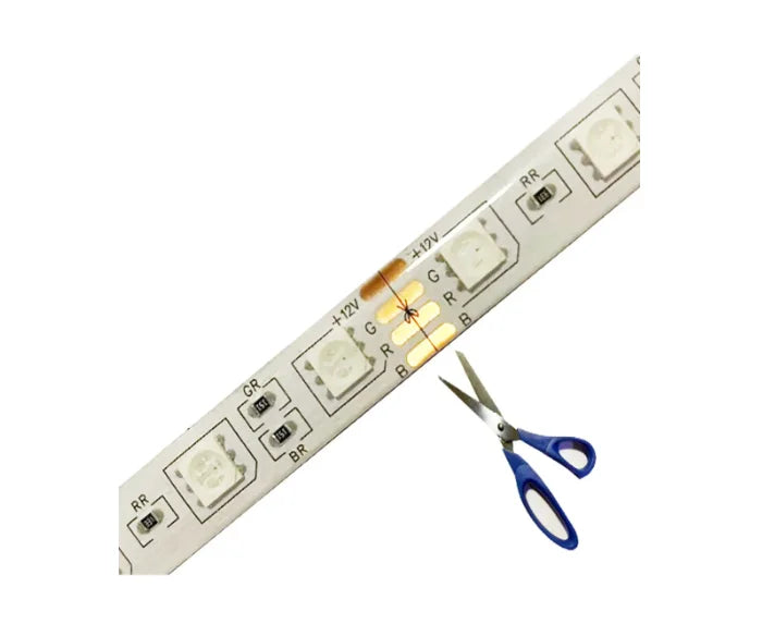 Fita LED 5m 3528 Branco Quente - À Prova d'Água e Dupla Face