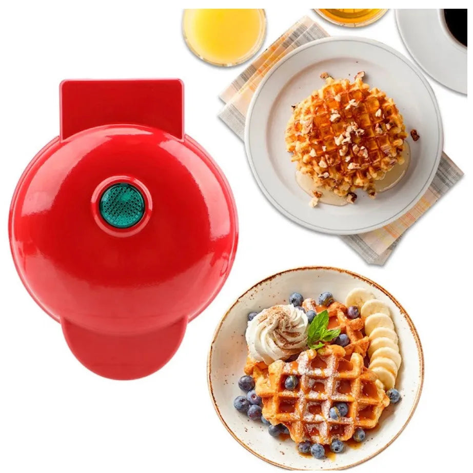 Máquina de Waffle Mini Waffler 110V – Elétrica e Antiaderente