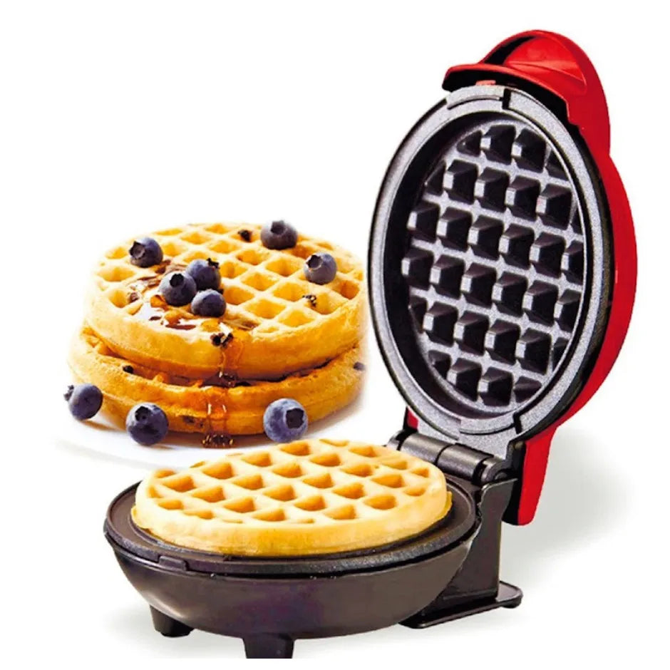 Máquina de Waffle Mini Waffler 110V – Elétrica e Antiaderente