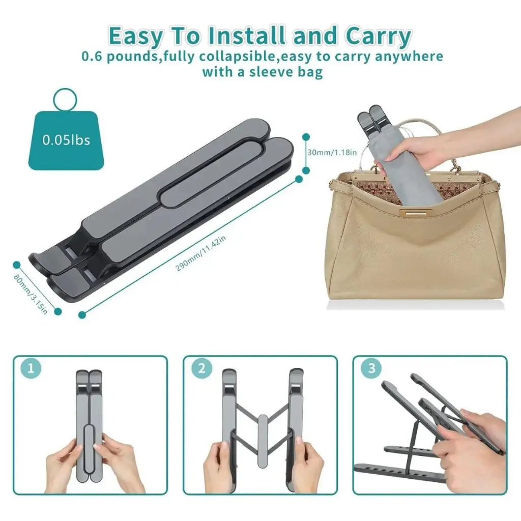 Suporte Compacto para Notebook Articulado