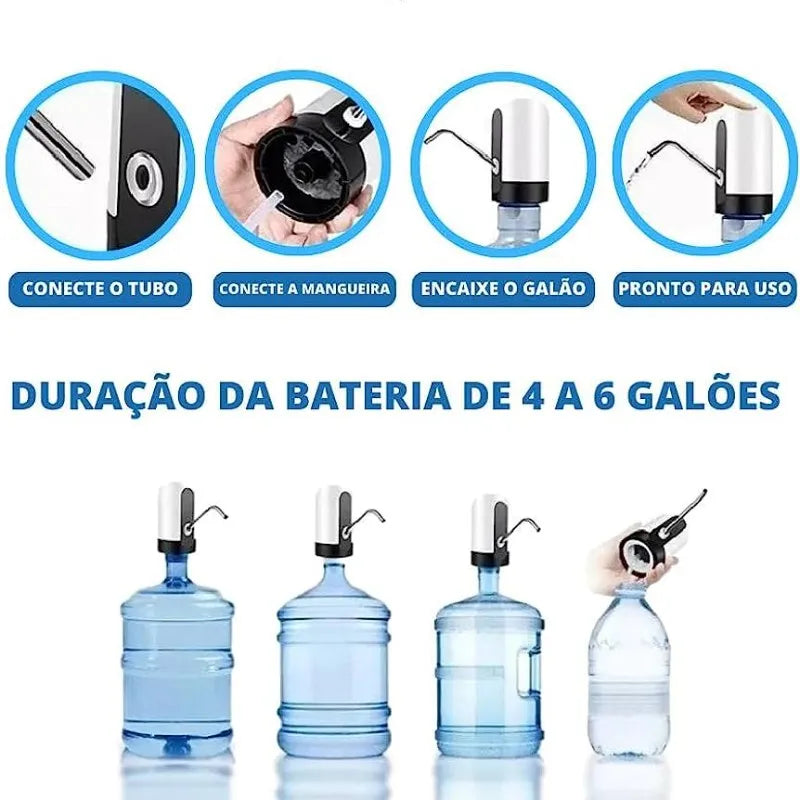 Bomba Elétrica para Galões – Aparelho para Retirada e Bombeamento de Água