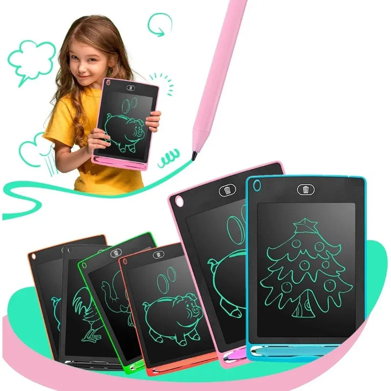 Tablet LCD Mágico de 12 Polegadas - Para Desenho e Escrita Infantil