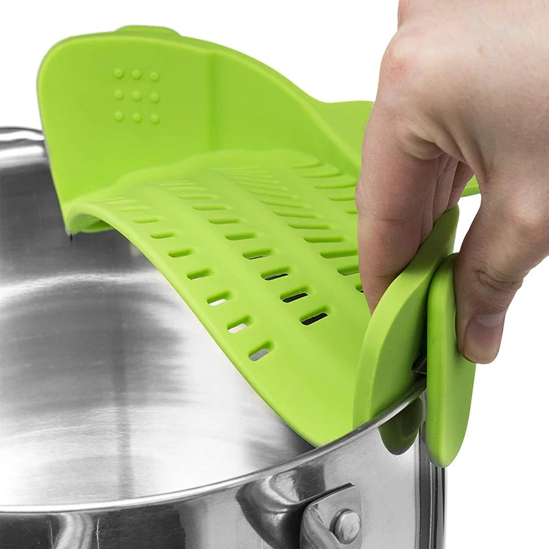 Coador Universal de Silicone para Panela – Antiderrapante e Food Grade