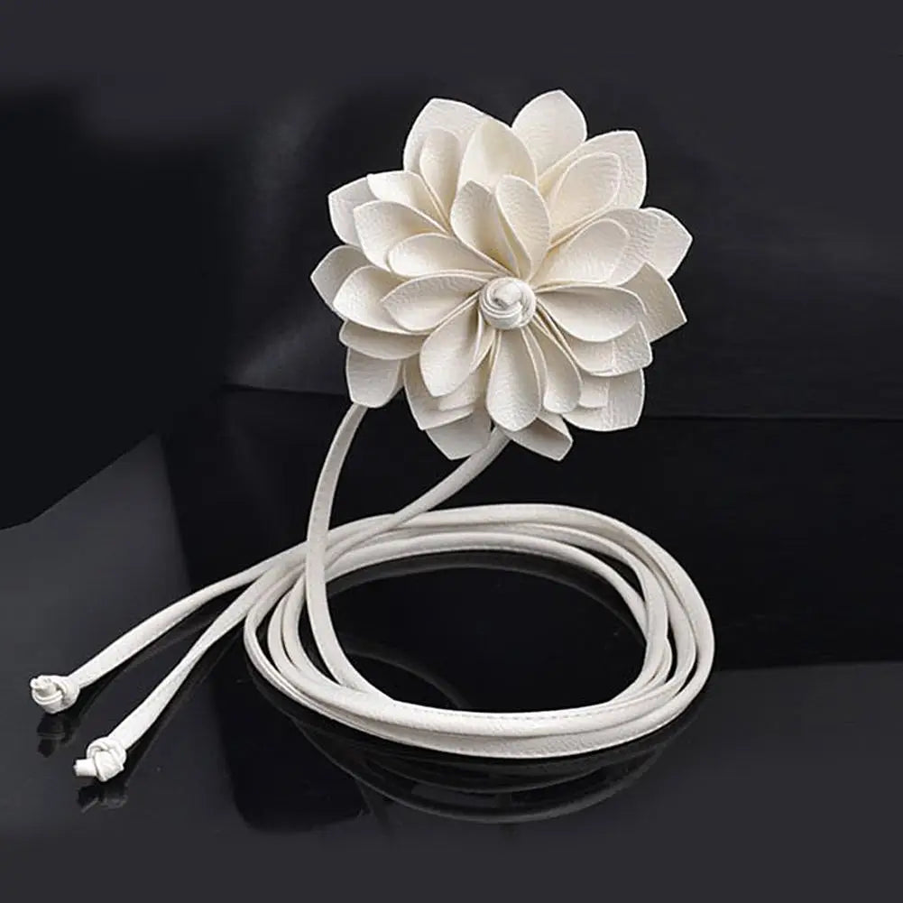 Cinto de Cintura Floral Feminino - Luxo Boêmio com Decoração de Flor