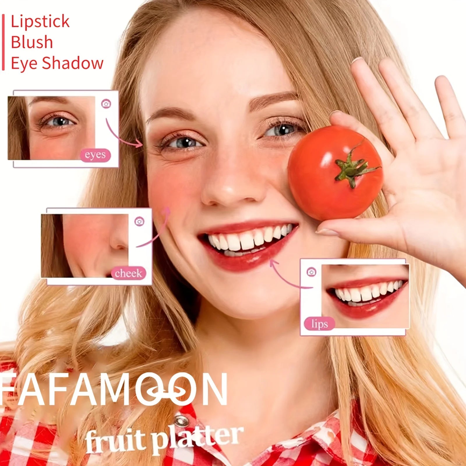 Brilho Labial Fruit Platter - À Base de Água, Longa Duração e Hidratante