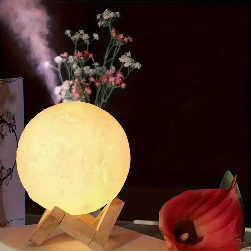 Lâmpada LED Moon Light Galaxy – A Magia do Espaço na Sua Casa!