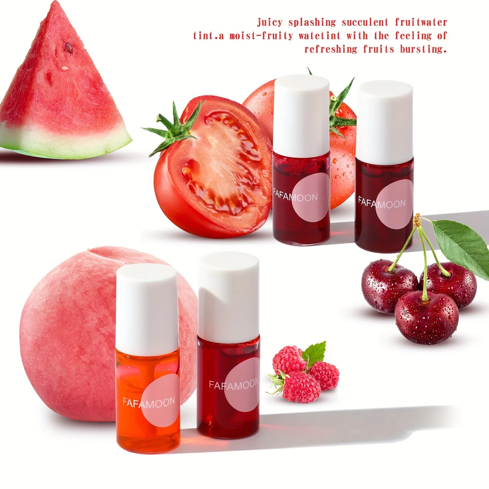 Brilho Labial Fruit Platter - À Base de Água, Longa Duração e Hidratante