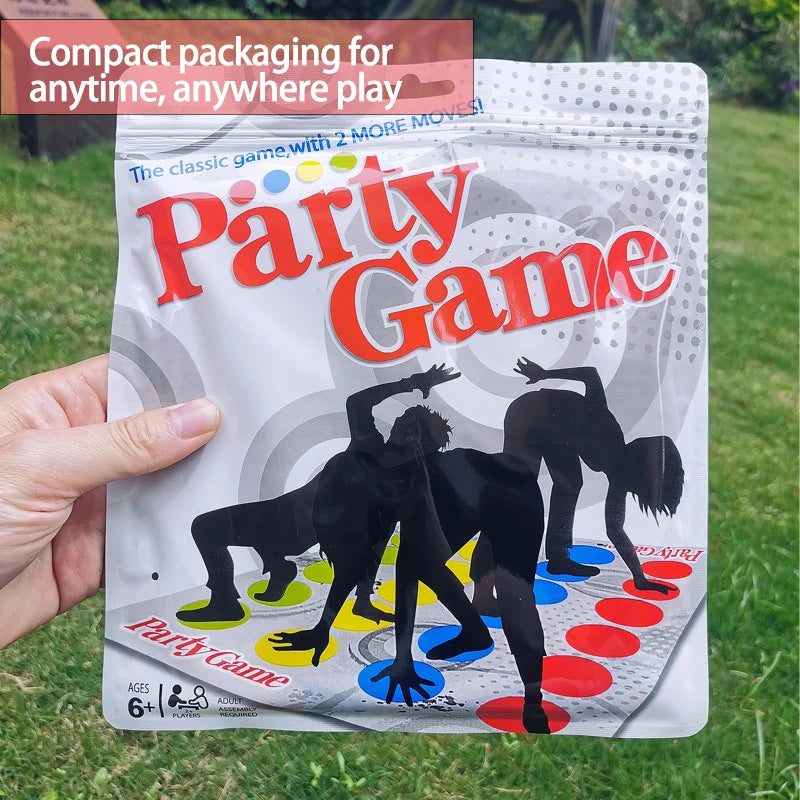 Jogo de Torção Divertido para Crianças e Famílias – Tapete de Festa e Jogos de Tabuleiro