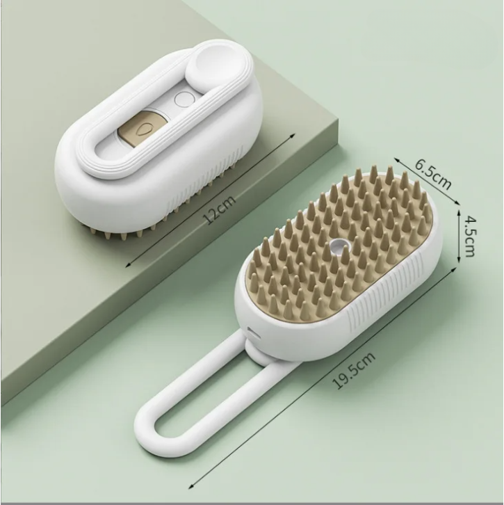 VapoPet 4X: Escova Multifuncional Vapor & Massageadora