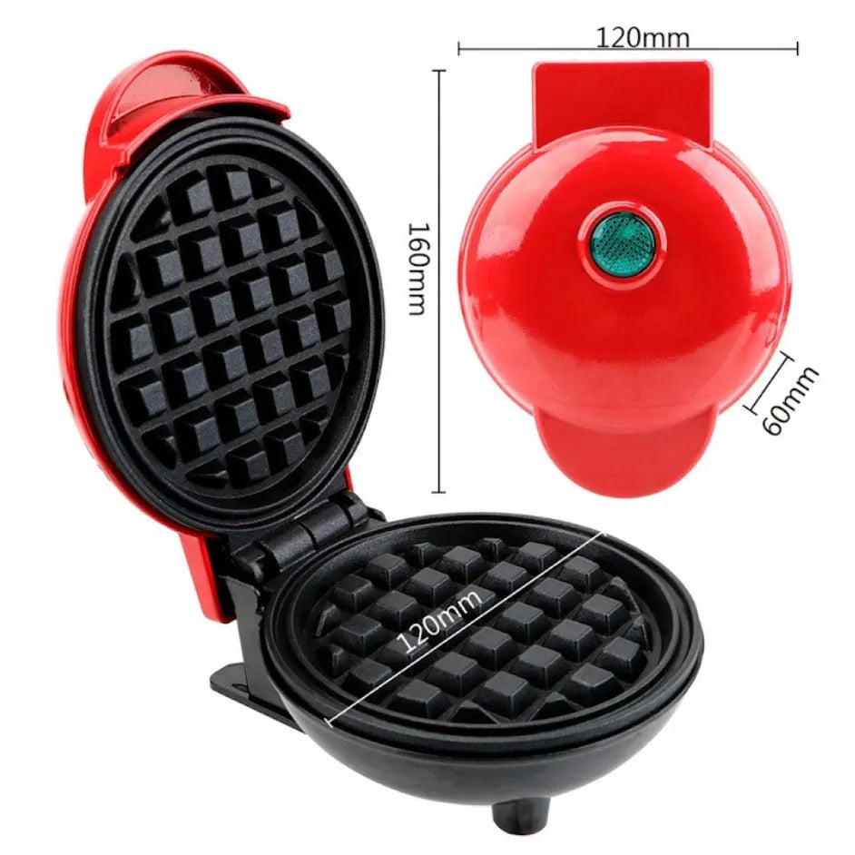 Máquina de Waffle Mini Waffler 110V – Elétrica e Antiaderente