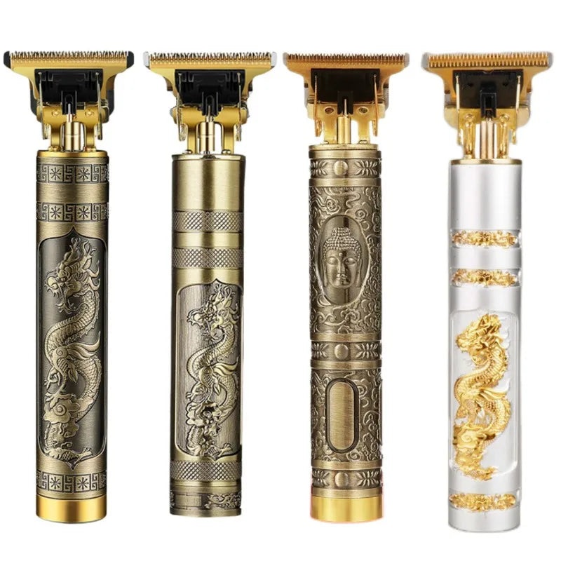Máquina de Corte de Cabelo Profissional Elétrica para Homens, Designer para Barba