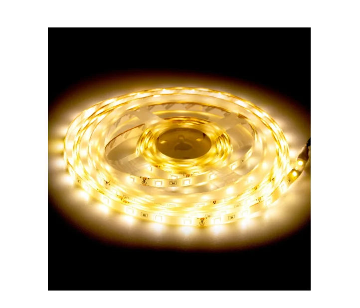 Fita LED 5m 3528 Branco Quente - À Prova d'Água e Dupla Face