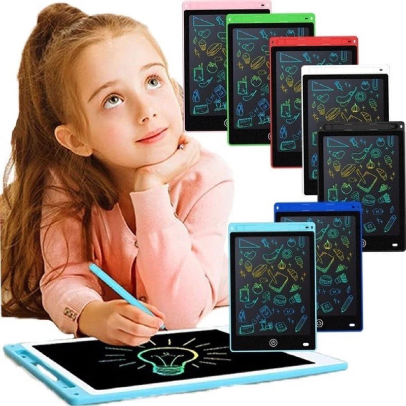 Tablet LCD Mágico de 12 Polegadas - Para Desenho e Escrita Infantil