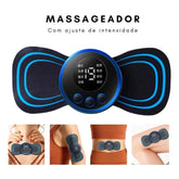 "Mini Massageador Elétrico Portátil EMS para Alívio da Dor Muscular Cervical"