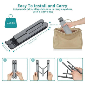 Suporte Compacto para Notebook Articulado
