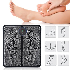 Massageador Elétrico para Pés - Terapia Muscular e Relaxamento