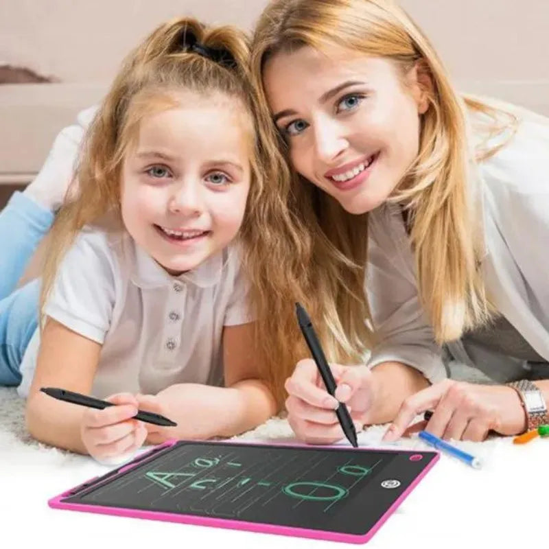 Tablet LCD Mágico de 12 Polegadas - Para Desenho e Escrita Infantil