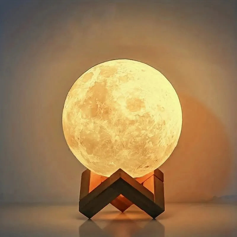 Lâmpada LED Moon Light Galaxy – A Magia do Espaço na Sua Casa!