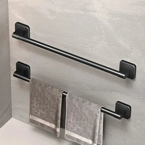 Toalheiro de Parede Sem Perfuração – Rack de Armazenamento Horizontal para Banheiro e Cozinha