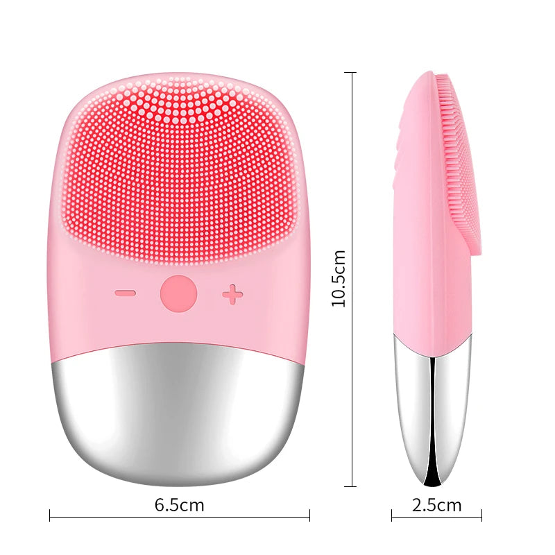 Escova de Limpeza Facial Elétrica Sonic - Massageador e Ferramenta de Cuidados com a Pele