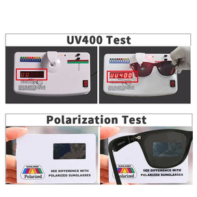 Óculos de Sol Polarizados Quadrados - Femininos e Masculinos, UV400
