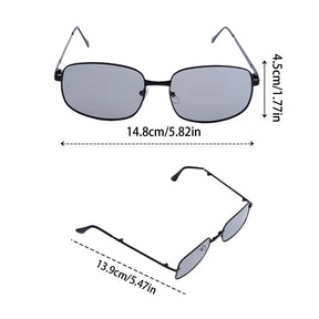 Óculos de Sol Polarizados de Metal - Anti-Radiação e Anti-Luz Azul, para Direção e Atividades ao Ar Livre