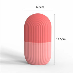 Bandejas de Cubo de Gelo de Silicone, Bola de Gelo Massageadora Facial para Contorno, Tratamento e Cuidados com a Pele